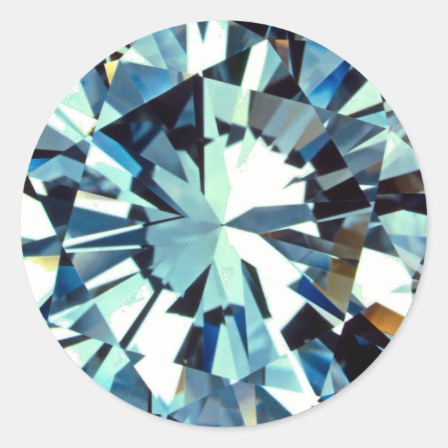 Adesivo Redondo Diamantes (Frente)