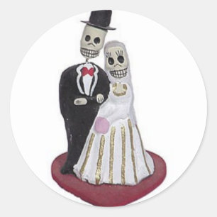 Adesivo Redondo Diâmetro de los Muertos