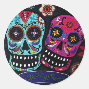 ADESIVO REDONDO DIÂMETRO DE LOS MUERTOS