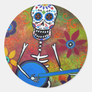 ADESIVO REDONDO DIÂMETRO DE LOS MUERTOS
