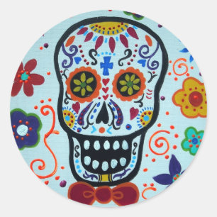 ADESIVO REDONDO DIÂMETRO DE LOS MUERTOS