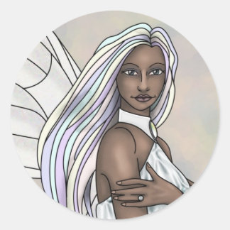 Adesivo Redondo Diamond Fairy Sticker