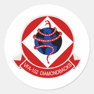 Adesivo Redondo Diamondbacks VFA-102