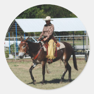 Adesivo Redondo dias de mula de ozarca