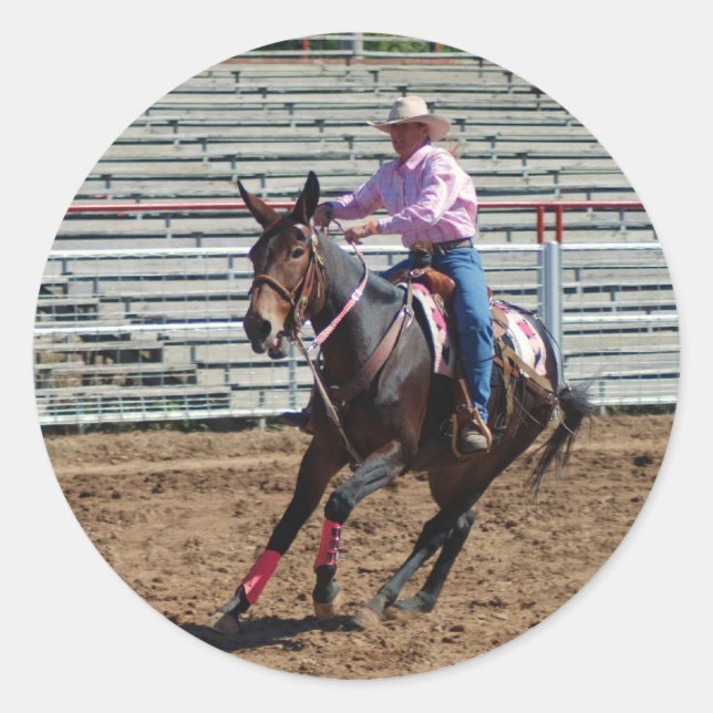 Adesivo Redondo dias de mula de ozarca (Frente)