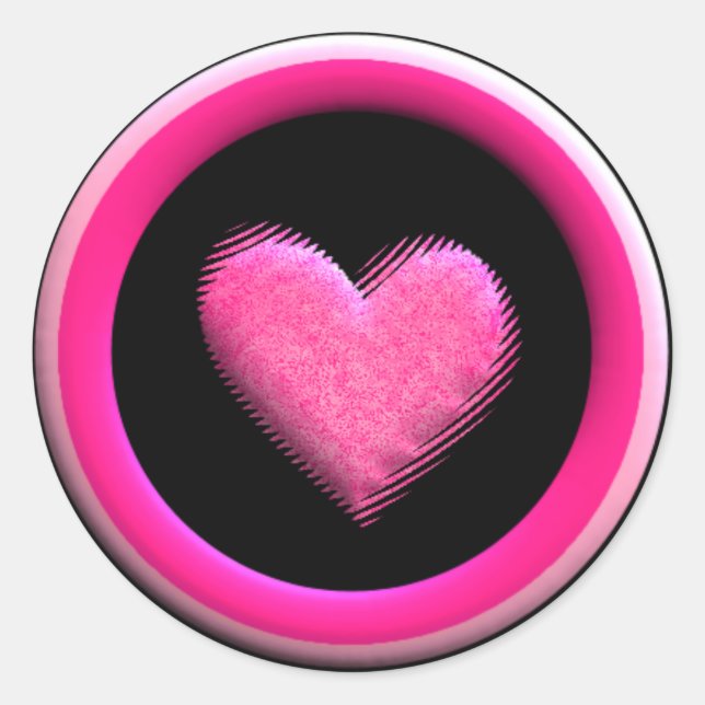 Adesivo Redondo Dias de os namorados (Frente)