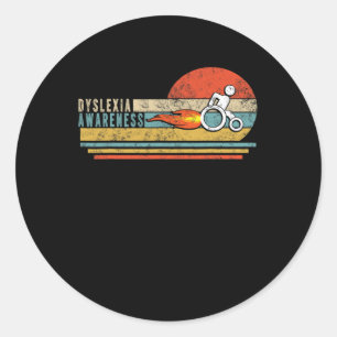 Adesivo Redondo Dificuldades De Sensibilização Oferecem Cadeira De