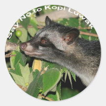 Diga não ao Kopi Luwak Sticker