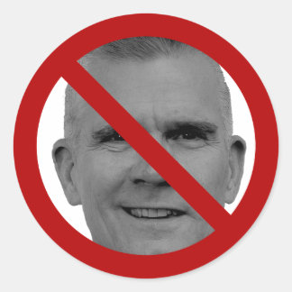 Adesivo Redondo Diga não ao Matt Sticker