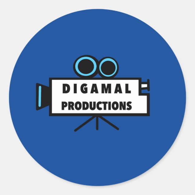 Adesivo Redondo Digamal oficial (Frente)
