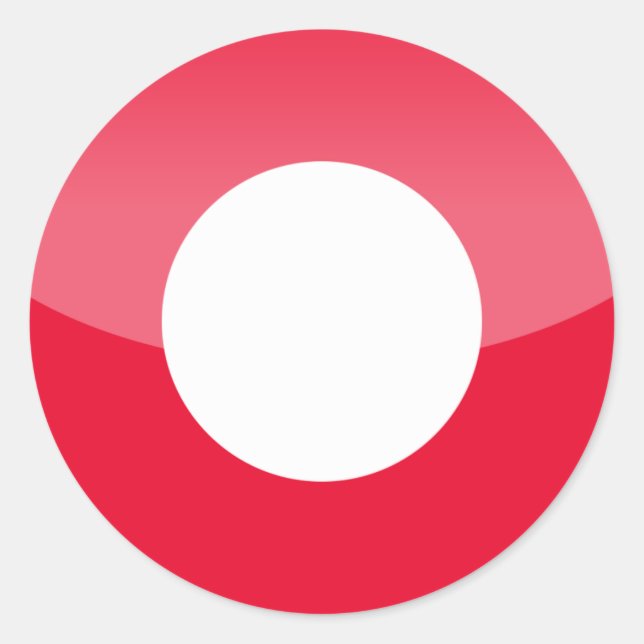 Adesivo Redondo dinamarca (Frente)