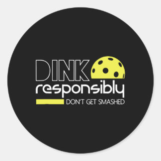 Adesivo Redondo Dink Responsavelmente