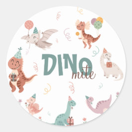 Adesivo Redondo Dino-Mite