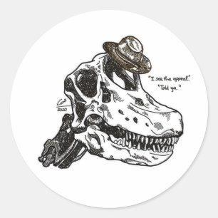 ADESIVO REDONDO DINOSSAUR A ÚLTIMA PARTE 2 DOS EUA