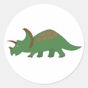 Adesivo Redondo Dinossaur Sticker