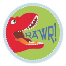 Dinossaur Tyrannosaurus Rex Birthday Topper Cupcak