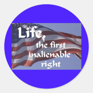 Adesivo Redondo Direito Inalienável