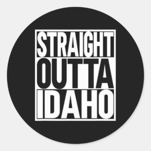 Adesivo Redondo Direto de Idaho