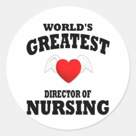 Adesivo Redondo Diretor de Enfermagem