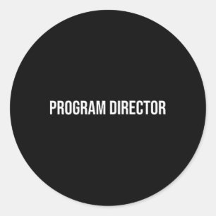 Adesivo Redondo Diretor de Programa Saúde Mental