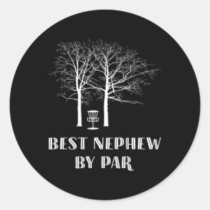 Adesivo Redondo Disc Golf Sobrinho - Melhor Sobrinho Por Par