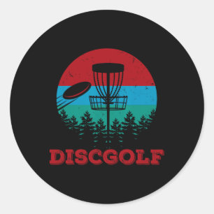 Adesivo Redondo Discgolf Ultimate Frisbee Jogue No Sket Dis