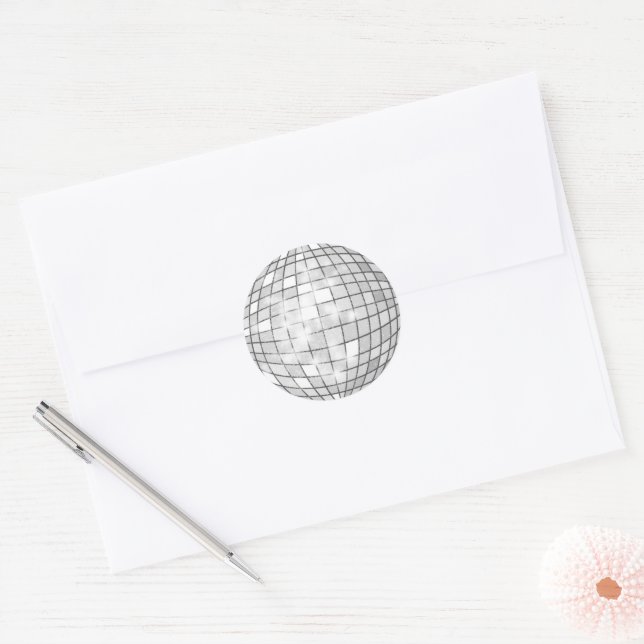 Adesivo Redondo Disco Ball (Envelope)