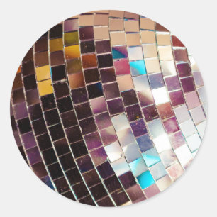 Adesivo Redondo Disco Ball