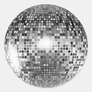 Adesivo Redondo Disco Ball