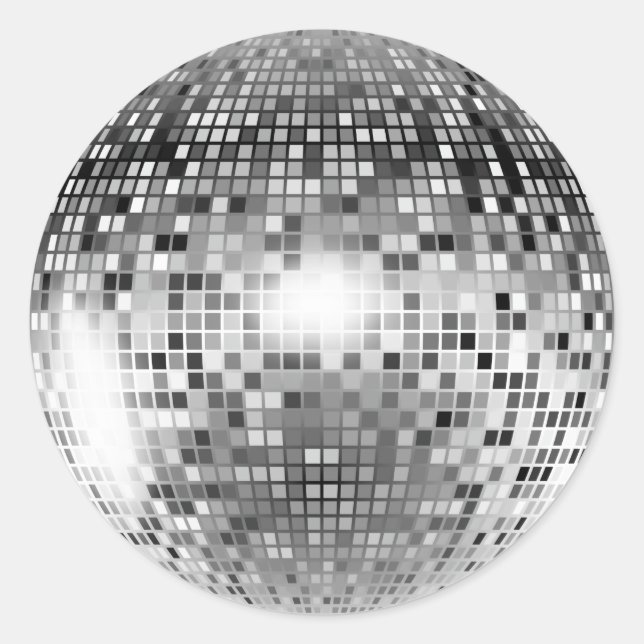 Adesivo Redondo Disco Ball (Frente)