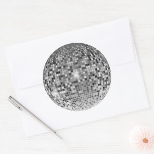 Adesivo Redondo Disco Ball Retro Sticker - Legal Vibes Vintage