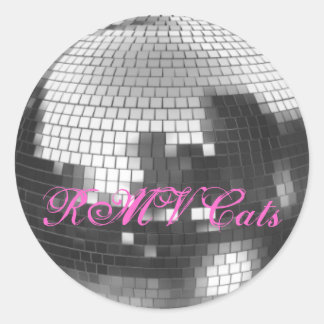 Adesivo Redondo Disco Ball, RMV Cats