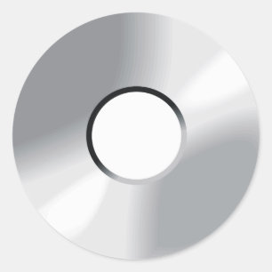Adesivo Redondo disco compacto cd