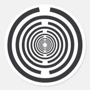 Adesivo Redondo Disco de vitalidade Lakhovsky, antena MWO Tesla, e