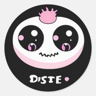 Adesivo Redondo Disie Cute Monster