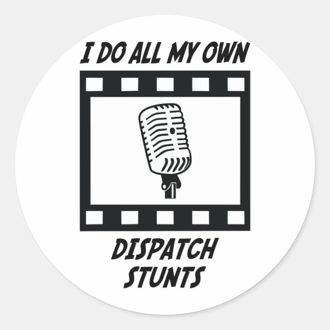 Adesivo Redondo Dispatch Stunts (Frente)