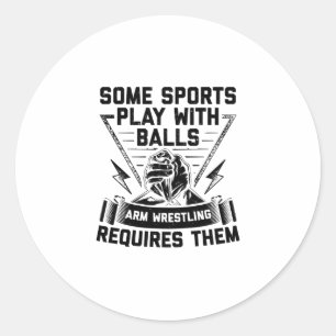 Adesivo Redondo Ditos da Luta do braço   Presente desportivo