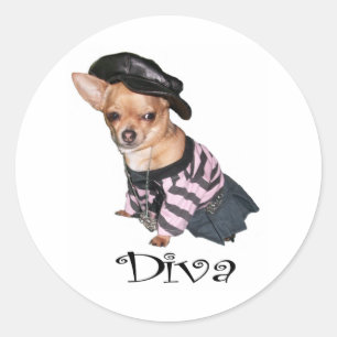 Adesivo Redondo Diva