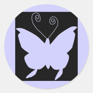 Adesivo Redondo Diva Butterfly