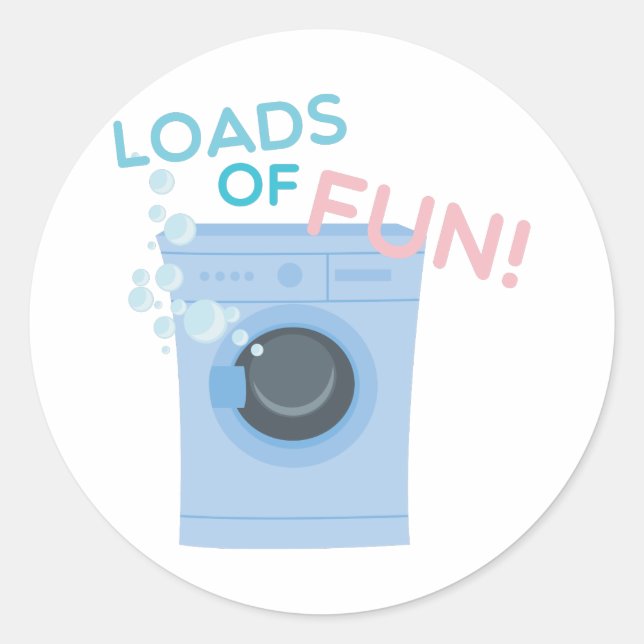 Adesivo Redondo Diversão (Frente)