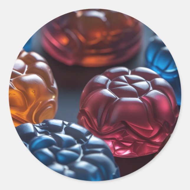 Adesivo Redondo Diversão do Candy (Frente)