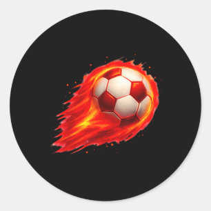 Adesivo Redondo Diversão Futebol Efeito Colorido Tie Dye Preto Ama