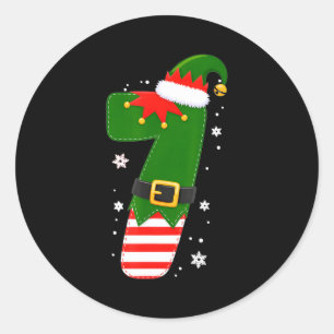 Adesivo Redondo Divertido 67 Seis Sete Meme Casal Igual Natal