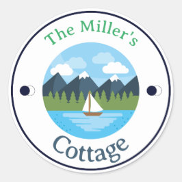 Adesivo Redondo DIVERTIDO! Sticker - Algodão - Personalizado - Adi