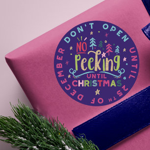 Adesivo Redondo Divertimento & colorido festivos nenhum espreitar