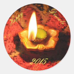 Adesivo Redondo Diwali Sticker