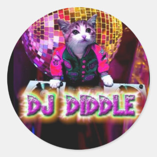 ADESIVO REDONDO DJ DIDDLE STICKER