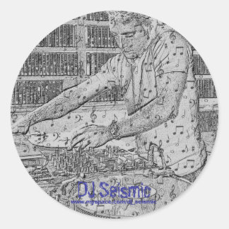 Adesivo Redondo DJ Sismic- Makin Music!