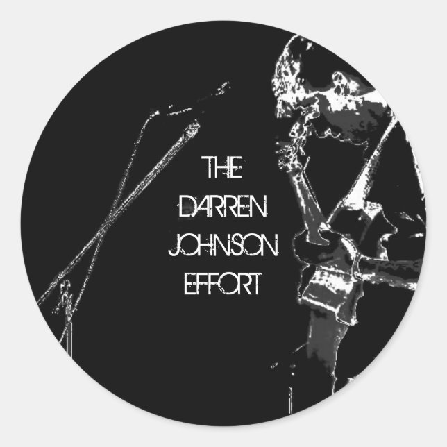 Adesivo Redondo DJE Live Sticker (6 embalagens) (Frente)