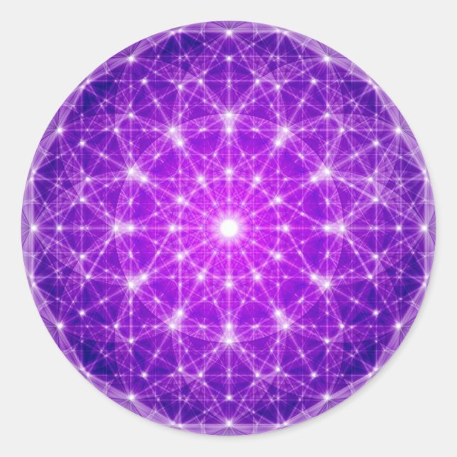 Adesivo Redondo D'Light Cheio Mandala (Frente)